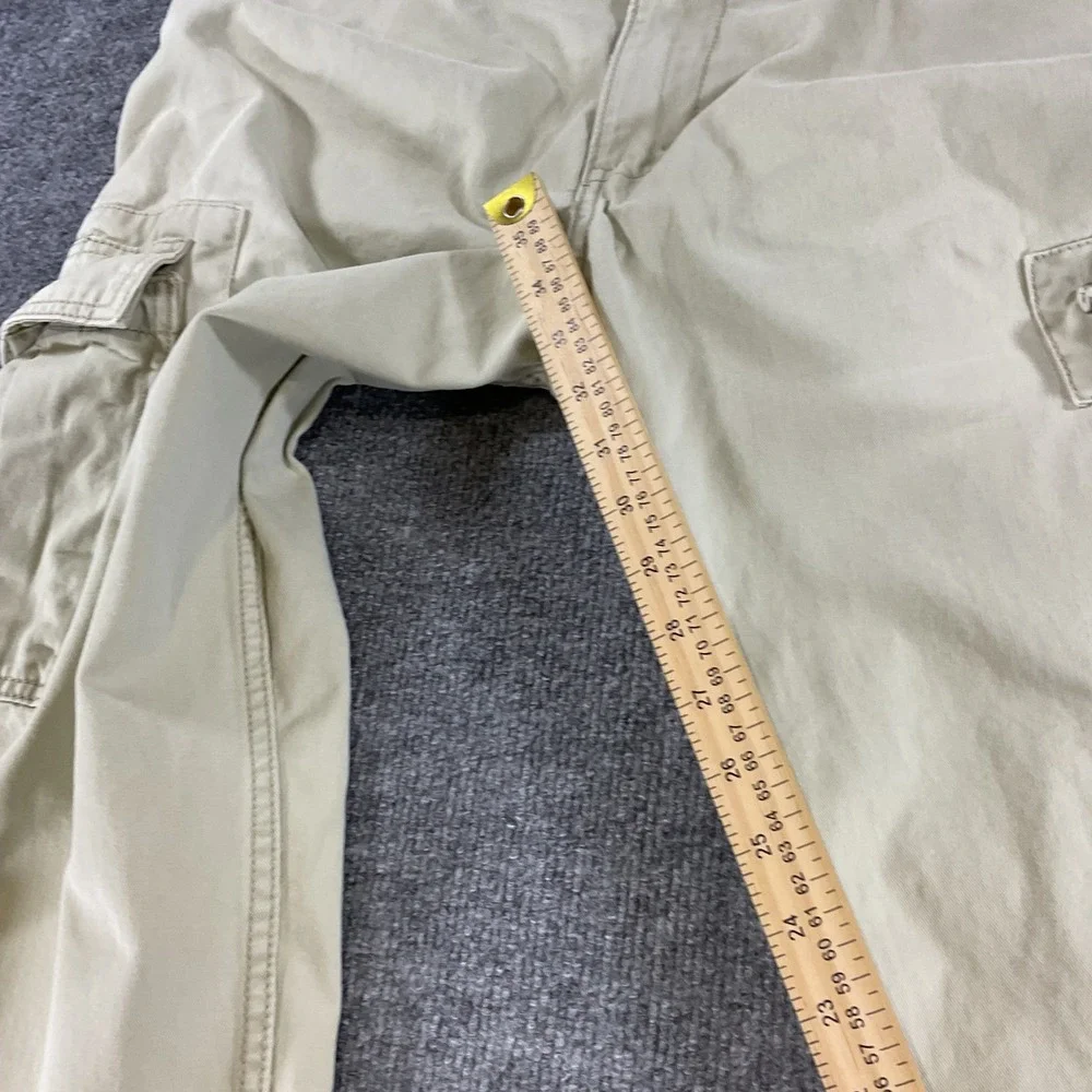 Levis Cargo Loose Straight Pants Mens 36x34 Khaki Utilit Work Cotton Cargo Pants